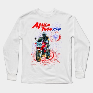 Africa Twin 750 Windrose classic Long Sleeve T-Shirt